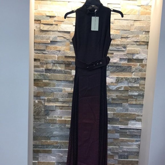 Mary Katrantzou Julia Pleated Checked Midi-Dress - Picture 6 of 13